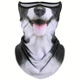 3D Cute Animal Balaclava Motorcycle Motocross Ski Snowboard Hat Helmet Liner Cat Dog Biker Neck Warmer Face Cap Cycling Headgear