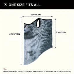 3D Cute Animal Balaclava Motorcycle Motocross Ski Snowboard Hat Helmet Liner Cat Dog Biker Neck Warmer Face Cap Cycling Headgear