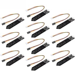 1/5/10PCS Capacitive Soil Moisture Sensor Module 3.3V-5.5V Corrosion Resistant for Arduino/ESP32/Raspberry Pi (Analog Output)