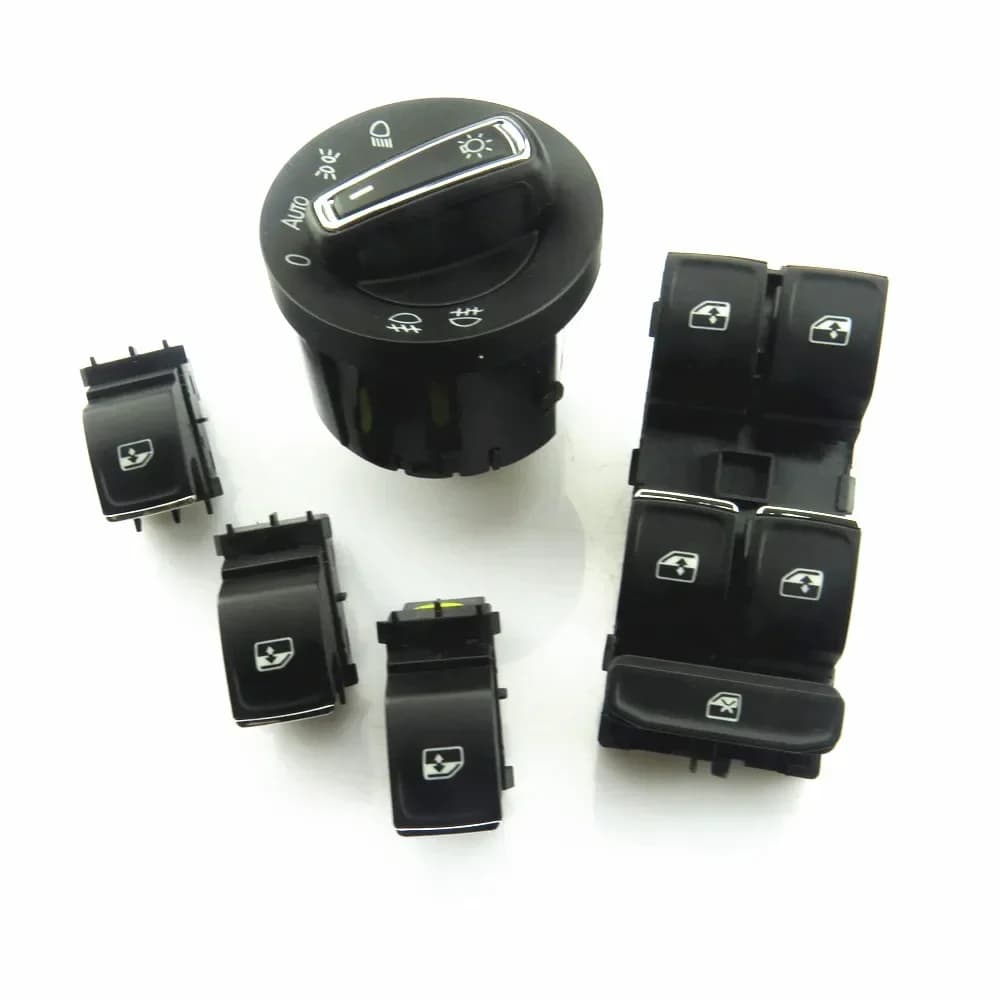 Car Headlight Switch Or Electronic Side Window Glass Switch Button For Golf MK7 Passat B8 Tiguan 5GG959855 5GG941431D 5GG959857