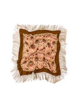 Vintage Women Scarf Printed Tassel Square All-match Female Belt Scarf Fashion Floral Lady Accessory 2026 New High Street