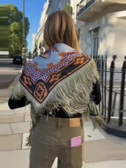 Vintage Women Scarf Printed Tassel Square All-match Female Belt Scarf Fashion Floral Lady Accessory 2026 New High Street