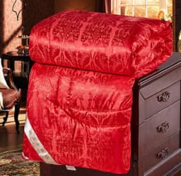 Natural Silk Blanket Summer Jacquard Duvets Thickening Winter Comforters Cotton Cover King Queen Twin Full Size Quilt