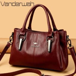 Genuine 3 Layers High Quality Soft Leather Ladies Shoulder Crossbody Bags for Women Luxury Handbags Women Bags Designer