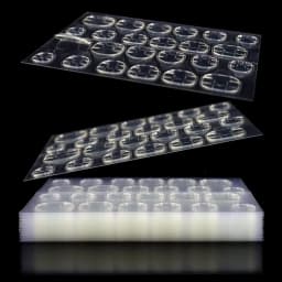 288pcs (12 Sheets) Double Side Glue Nail Sticker for Press on Nail Adhesive Tabs Waterproof Breathable Glue Tabs Transparent