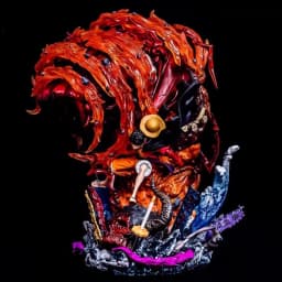 One Piece Handmade Fire Road Flying GK Three Levels of Fire Road Flying Handmade Statue Ornament Gift for Boyfriend's Birthday