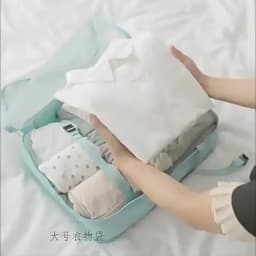 6/8Pcs Set Travel Bag Organizer Clothes Luggage Travel Organizer Blanket Shoes Organizers Bag Suitcase Pouch Packing Cubes