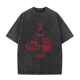 Rapper Bad Bunny Washed Vintage T-shirt Debi Tirar Mas Fotos DTMF World Tour 2026 T Shirts Men Women Fashion Hip Hop T-shirts