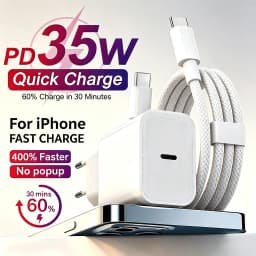 For Apple Original PD 35W Type C Quick Charger For iPhone 17 16 15 14 13 12 11 Pro Max Samsung Xiaomi Fast Charging Charge Cable