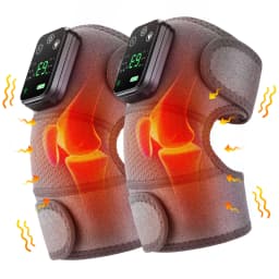 Eletric Knee Heating Massager 3 in 1 Elbow Shoulder Knee Pad Thermal Vibration Leg Support Belt Muscle Relax 3-Speed Heated
