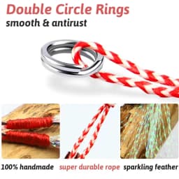 10PCS/Lot Cast Jig Assist Hook High Carbon Steel Angle Barbed Thread Feather Lure Fishing Tackle Slow Jigging Sea Pesca Fishhook