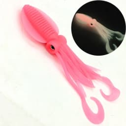 12cm/15cm/18cm Fishing Soft Lure Luminous/UV Squid Jig Fishing Tuna Lures Octopus Skirts Sea Fishing Wobbler Bait Lure Leurre