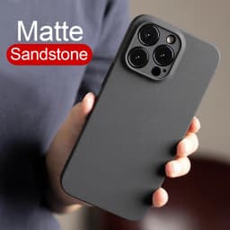 Luxury Sandstone Matte Ultra thin Hard Phone Case For iPhone 16 15 14 Plus 13 12 Mini 11 Pro Max Slim PC Bumper Back Cover Cases