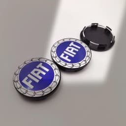 4pcs 48.5/50mm FIAT Car Wheel Center Caps Emblem Badge Wheel Center Hub Caps Badge Rim Cover Emblem