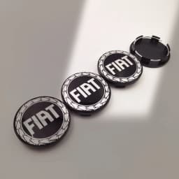 4pcs 48.5/50mm FIAT Car Wheel Center Caps Emblem Badge Wheel Center Hub Caps Badge Rim Cover Emblem