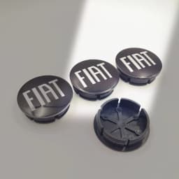 4pcs 48.5/50mm FIAT Car Wheel Center Caps Emblem Badge Wheel Center Hub Caps Badge Rim Cover Emblem