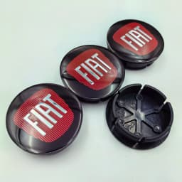 4pcs Fiat 500 Wheel Center Hub Caps 50mm Original Rim Cover Emblem Badge Auto Styling Accessories for Car