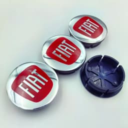 4pcs Fiat 500 Wheel Center Hub Caps 50mm Original Rim Cover Emblem Badge Auto Styling Accessories for Car
