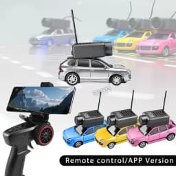 Wltoys 6401-C 1/64 FPV Mini RC Car&Runway Mats 2.4GHz First Person View Gyroscope Remote Control Car with HD Camera Racing Toy