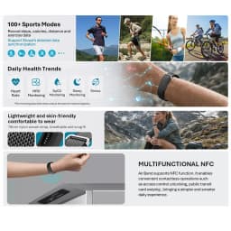 VALDUS Air Band Smart Bracelet Man Woman Heart Rate Blood Pressure Sleep Calorie Fitness Tracker Waterproof NFC New Smartwatch