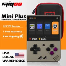 Miyoo Mini Plus Retro Handheld Game Console Classic Players Emulator IPS Screen with WiFi & RTC Portable Case Mini+ Video Games Consoles Simulator Pocket Gift For Leisure Time