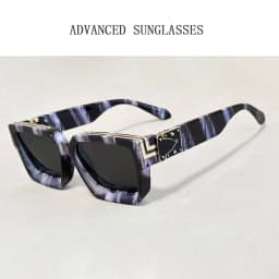 Senior Square Sunglass Men Vintage Millionaire Sunglasses Women Silver Retro Fashion Glasses Dropshipping Gafas De Sol Hombre