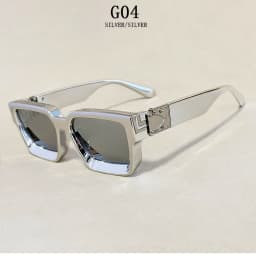 Senior Square Sunglass Men Vintage Millionaire Sunglasses Women Silver Retro Fashion Glasses Dropshipping Gafas De Sol Hombre