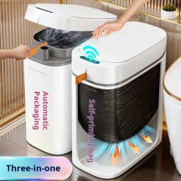 Smart Sensor Trash Can JOYBOS Rechargeable Auto Adsorption Bag Garbage Can For Toilet Living Room Kitchen Household Items
