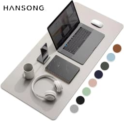 Large Size Office Computer Desk Protector Mat PU Leather Waterproof Non Slip Mouse Pad Desktop Keyboard Desk Pad Gaming Mousepad