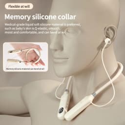 BT-12 Wireless Bluetooth Earphones Sports Headphones Card Insertion Digital Display Noise Cancelling Headset HiFi Music Earbuds