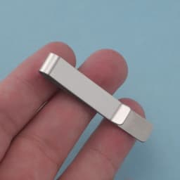 5Pcs/Lot Stainless Steel Mirror Polish Tie Clip Brushed Money Clip Cash Clamp Portable Party Business Simple DIY Accessories