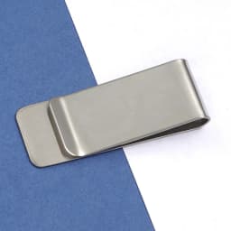 5Pcs/Lot Stainless Steel Mirror Polish Tie Clip Brushed Money Clip Cash Clamp Portable Party Business Simple DIY Accessories
