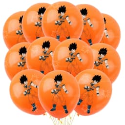 12/24pcs Dragoned Ball Goku Balloons Birthday Party Decoration Latex Balloon Monkey King Goku Party Favors Supplies Air Globos