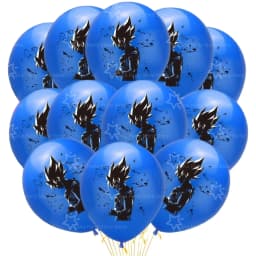 12/24pcs Dragoned Ball Goku Balloons Birthday Party Decoration Latex Balloon Monkey King Goku Party Favors Supplies Air Globos