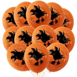 12/24pcs Dragoned Ball Goku Balloons Birthday Party Decoration Latex Balloon Monkey King Goku Party Favors Supplies Air Globos