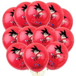12/24pcs Dragoned Ball Goku Balloons Birthday Party Decoration Latex Balloon Monkey King Goku Party Favors Supplies Air Globos