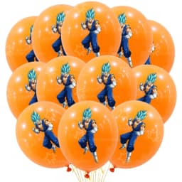 12/24pcs Dragoned Ball Goku Balloons Birthday Party Decoration Latex Balloon Monkey King Goku Party Favors Supplies Air Globos