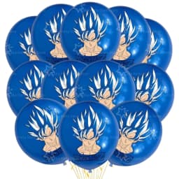12/24pcs Dragoned Ball Goku Balloons Birthday Party Decoration Latex Balloon Monkey King Goku Party Favors Supplies Air Globos