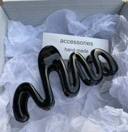 Women Girls 2026 Korean Sweet Irregular Colorful Jelly Wave Hair Claw Clip, Fashion Simple Headwear Hairpin