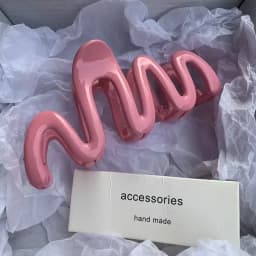 Women Girls 2026 Korean Sweet Irregular Colorful Jelly Wave Hair Claw Clip, Fashion Simple Headwear Hairpin
