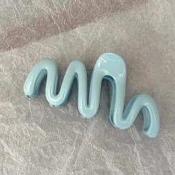 Women Girls 2026 Korean Sweet Irregular Colorful Jelly Wave Hair Claw Clip, Fashion Simple Headwear Hairpin