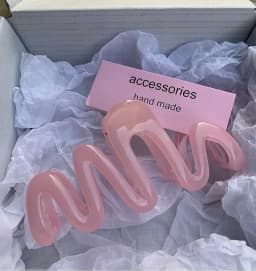 Women Girls 2026 Korean Sweet Irregular Colorful Jelly Wave Hair Claw Clip, Fashion Simple Headwear Hairpin