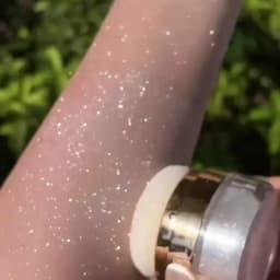 DIKALU Sparkling Fairy High Light Body Glitter Powder Clavicular Patting Powder Moonlight White Sparkling Powder Makeup