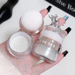 DIKALU Sparkling Fairy High Light Body Glitter Powder Clavicular Patting Powder Moonlight White Sparkling Powder Makeup