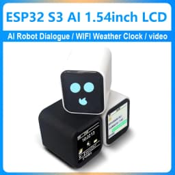 ESP32-S3 DeepSeek AI Chat Box 1.54 Inch LCD N16R8 Development Board Display Screen Voice Intercom Robot Electronic Clock
