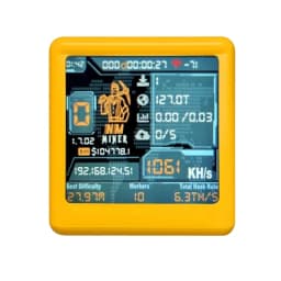 NMMiner Colorful Smart TV 1000KH/s Bitcoin Miner ESP32 BTC SOLO Lottery Silent Desktop Clock - Smart Gift for Tech Enthusiasts