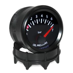 52mm Car Oil Pressure Gauge Sensors Modification 0-7 BAR Oil Pressure Meters for Truck Car 12V Oil Press Sensor M10x1 NPT1/8
