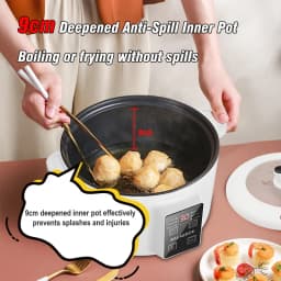 220V Electric Cooker Non-stick Cooking 3.5L Hot Pot Multifunction Electric Cooker Smart Rice Pot For Home Electric Hot Pot