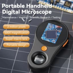 1 PC Portable Handheld Digital Microscope,Maintenance/Welding/Scientific Research/Detection500 Magnification Power