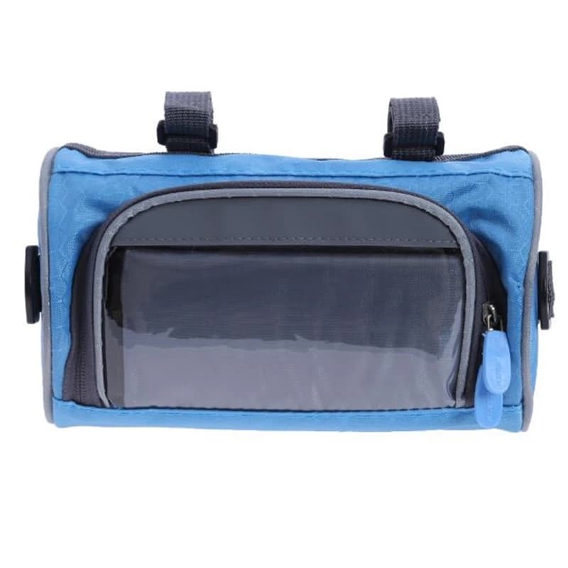 Customizable Mountain Bike Bicycle Bags Panniers Touch Screen Cycling Phone Bag Case Road Bike Front Tube Handlebar Cylinder Bag